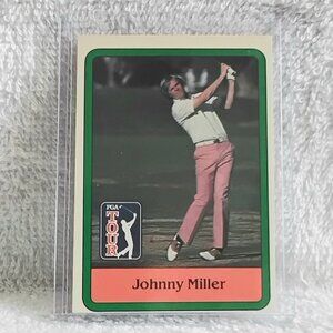 5/$20 E/NM 1981 Donruss Golf Inaugural Johnny Miller PGA Tour Card 30!!